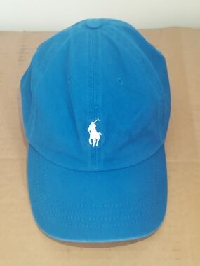 Polo Ralph Lauren Cap Blue Adult Leather Strapback